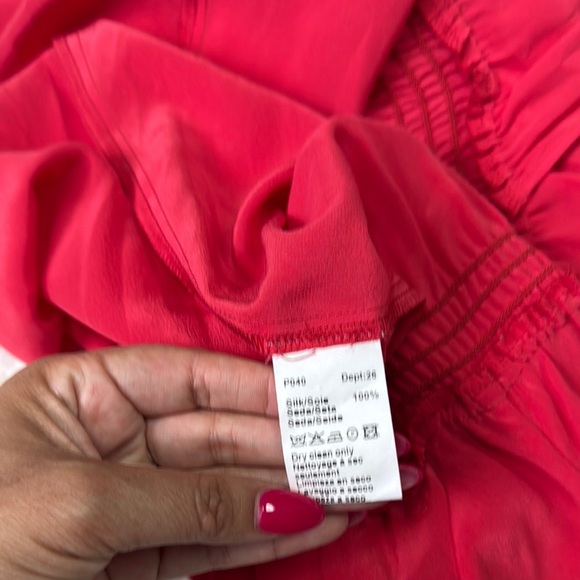 Gerard Darel Red Chemise Dress with Empire Waist - Picture 5 of 9